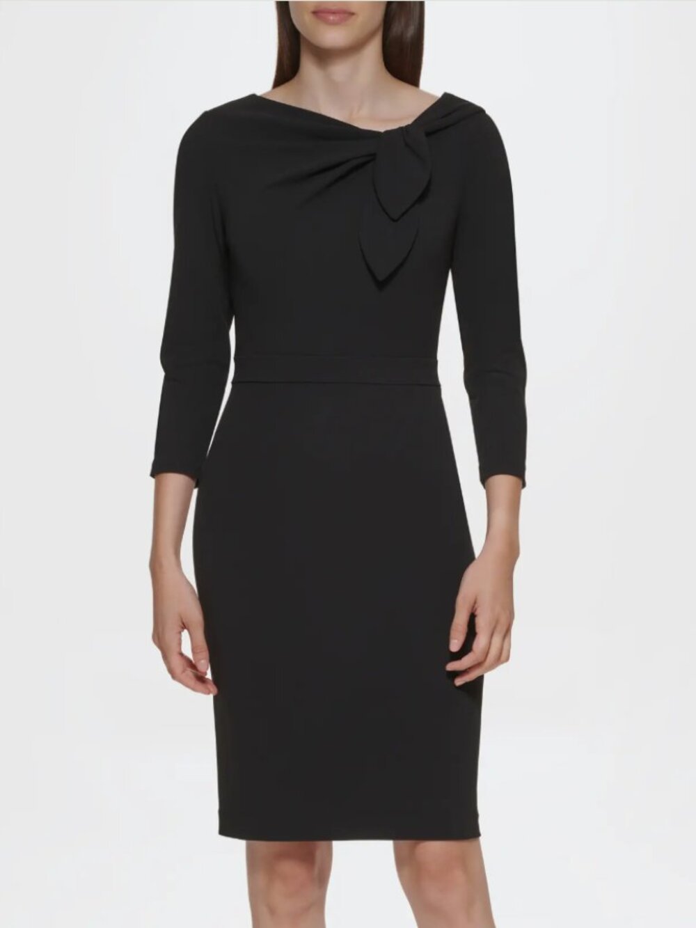 Calvin Klein Side Bow Sheath Dress